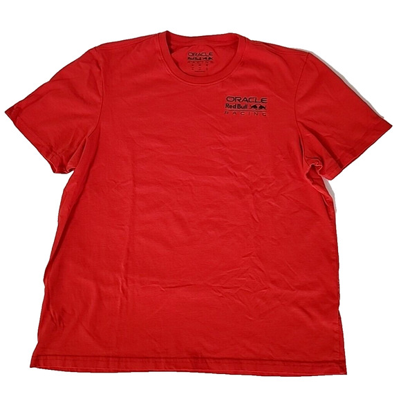 Oracle Red Bull Racing T-Shirt Short Sleeve Cotton Tee Crew Neck F1 Castore - Picture 2 of 14